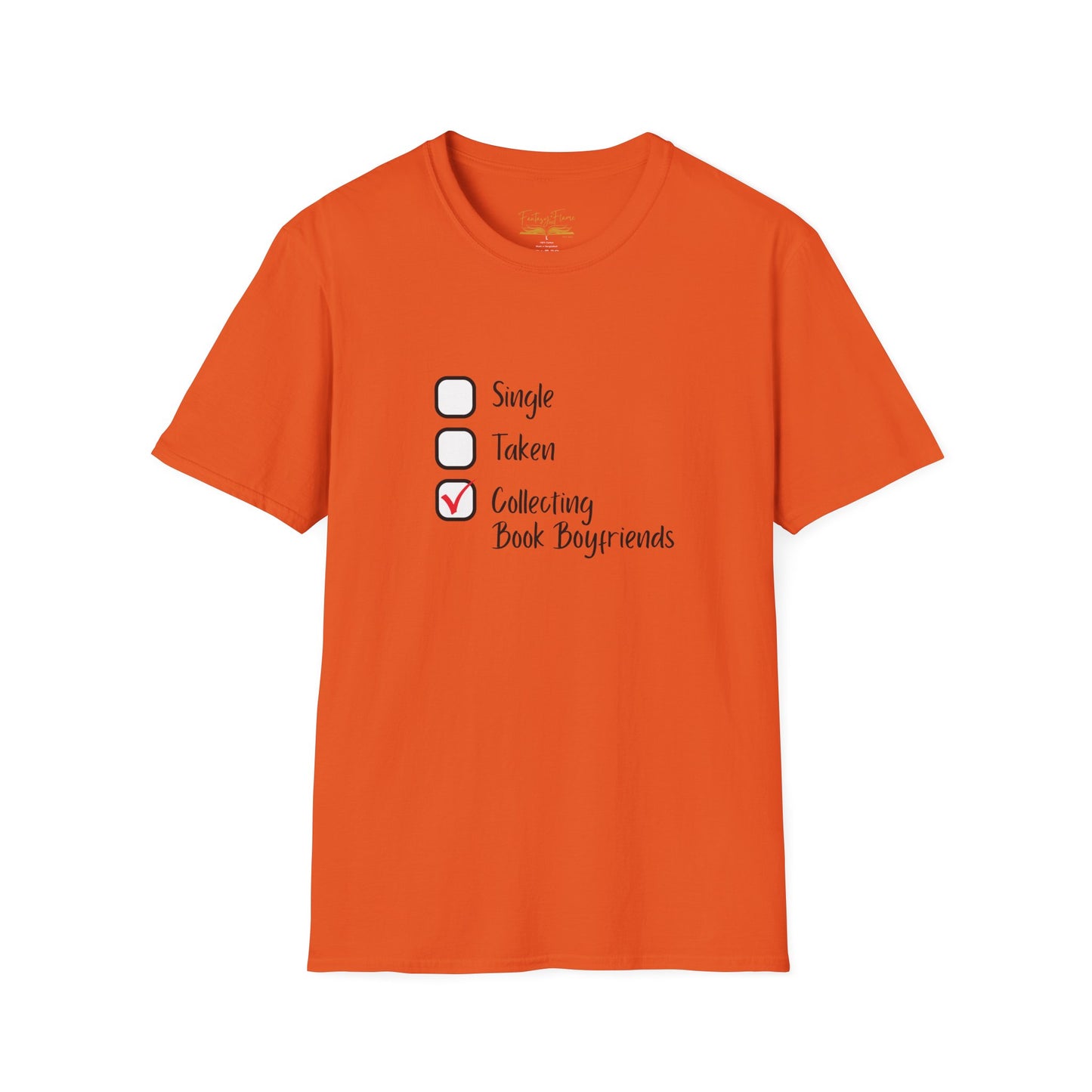 Collecting Book Boyfriends Cotton T-Shirt