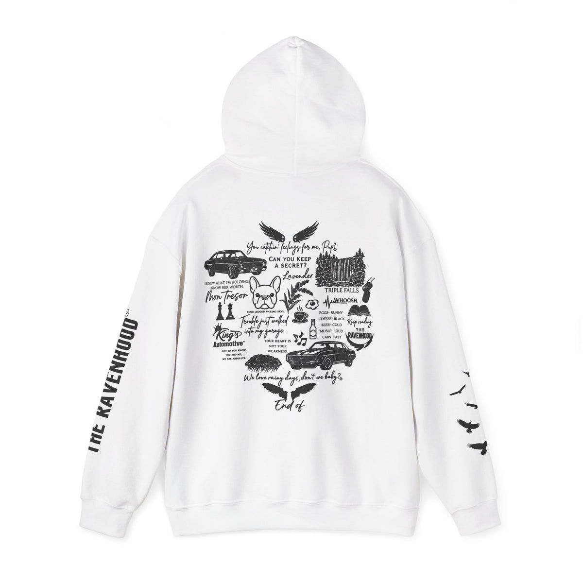 Officially Licensed The Ravenhood Feature Hoodie