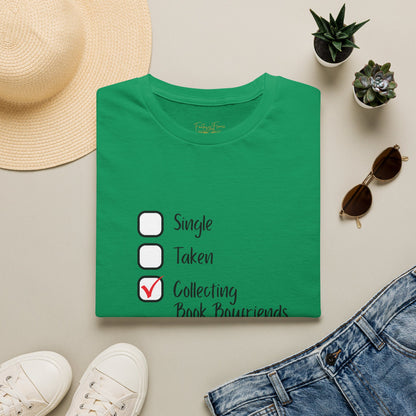Collecting Book Boyfriends Cotton T-Shirt