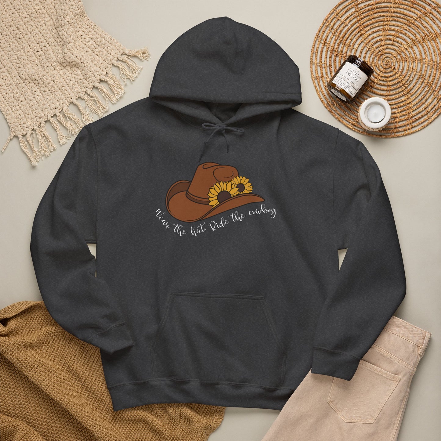 Wear the Hat. Ride the Cowboy Hoodie