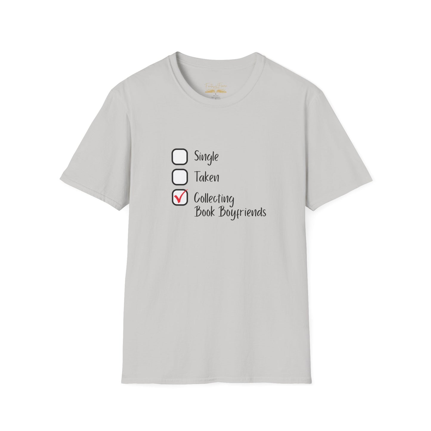 Collecting Book Boyfriends Cotton T-Shirt