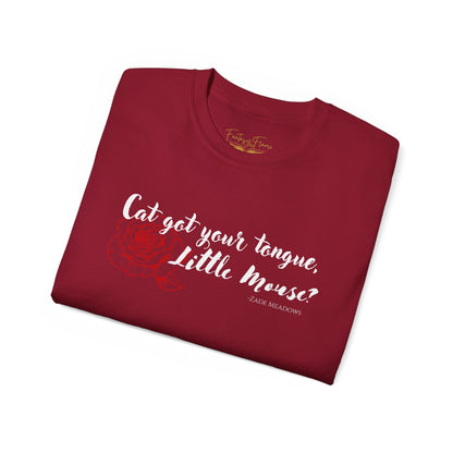 Cat Got Your Tongue Dark Cotton T-Shirt