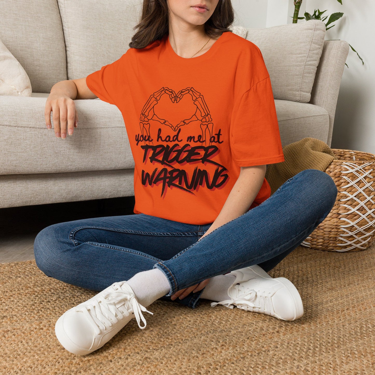 You Had Me At Trigger Warning Cotton T-Shirt
