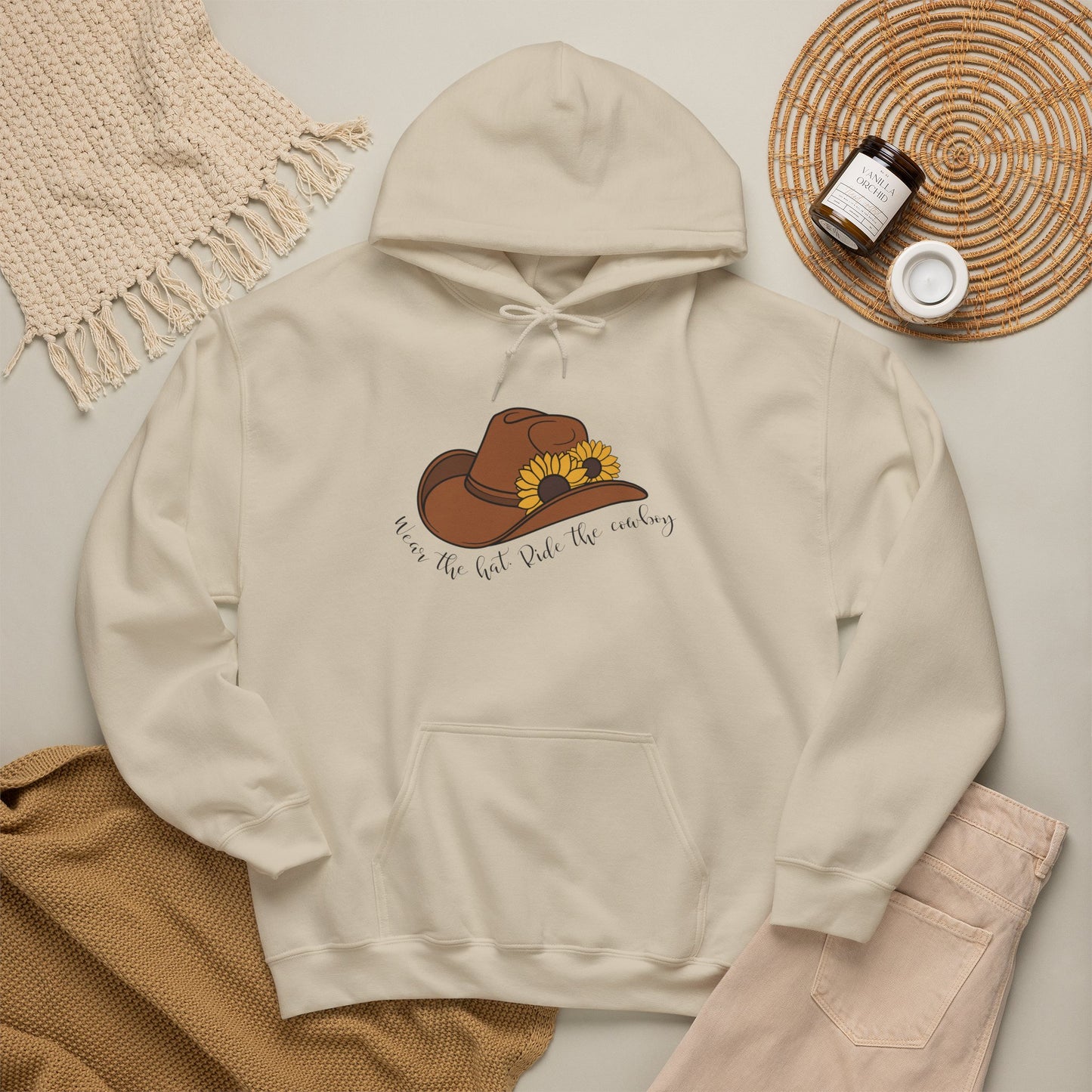 Wear the Hat. Ride the Cowboy Hoodie