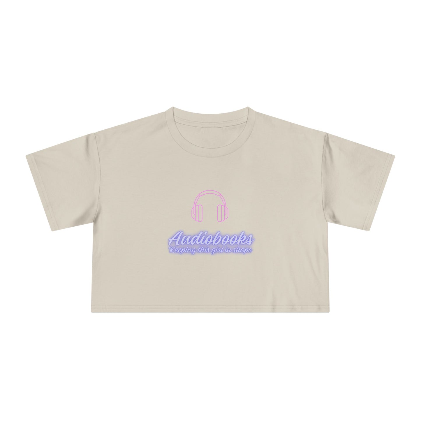 Audiobooks Crop Tee