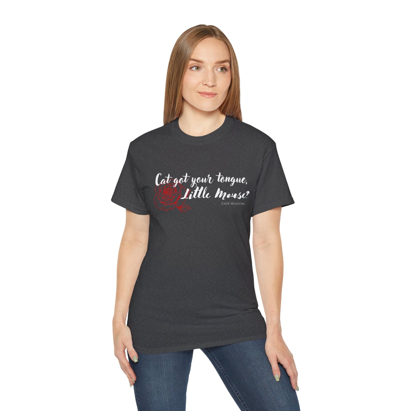 Cat Got Your Tongue Dark Cotton T-Shirt