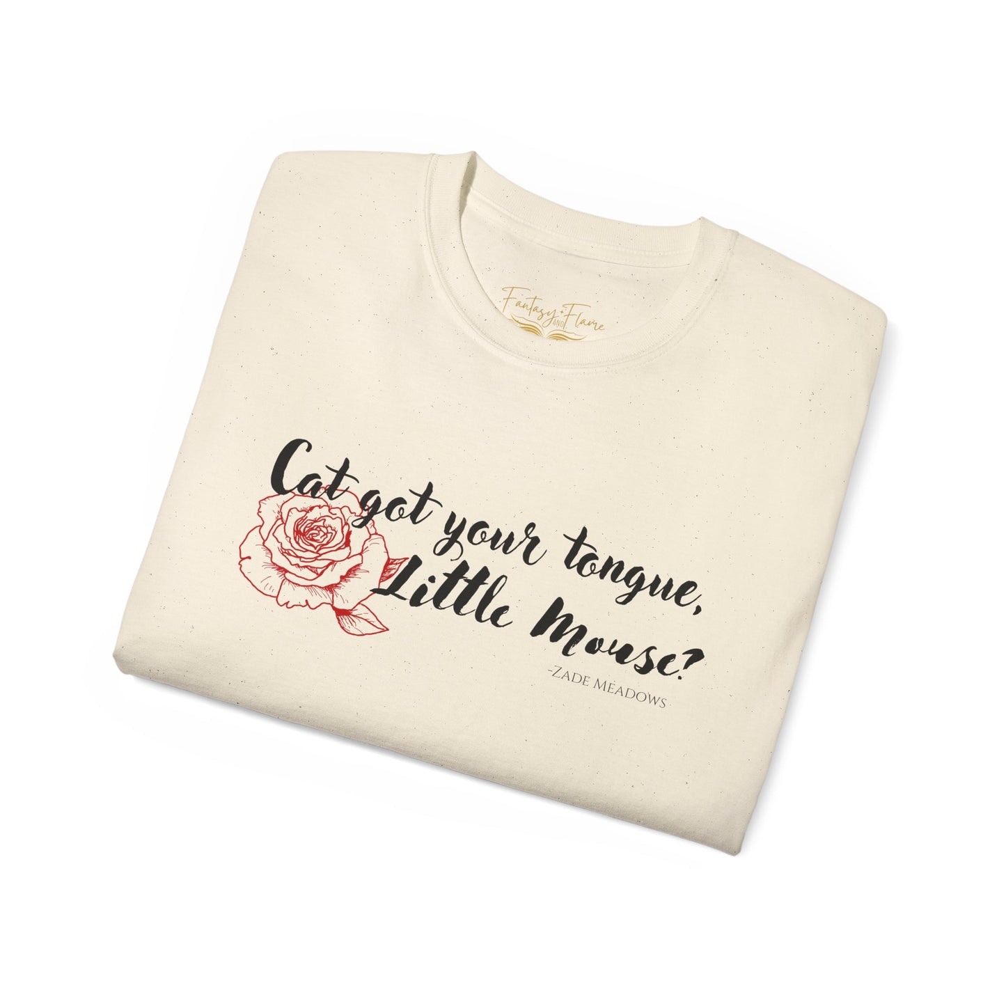 Cat Got Your Tongue Dark Cotton T-Shirt