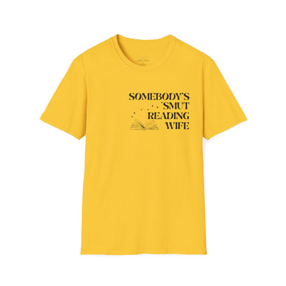 Somebody's Smut Reading Wife Cotton T-Shirt