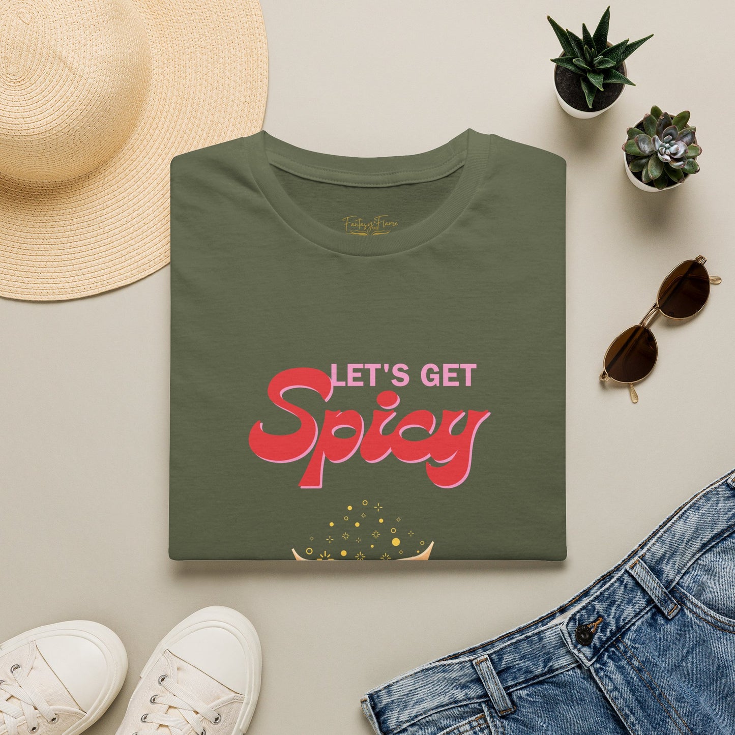 Let's Get Spicy Cotton T-Shirt