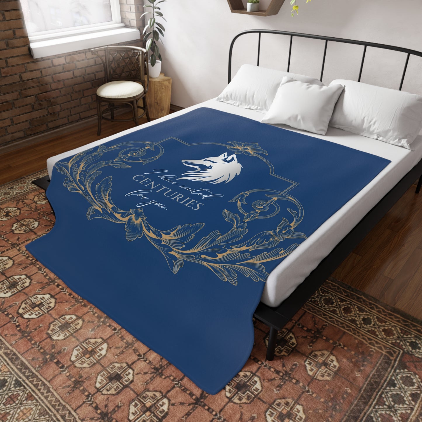 Officially Licensed Anassa Centuries Plush Fleece Blanket - Blue