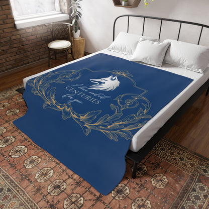 Officially Licensed Anassa Centuries Plush Fleece Blanket - Blue
