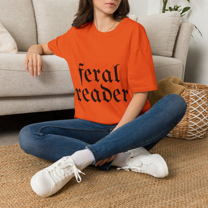 Feral Reader Cotton T-Shirt