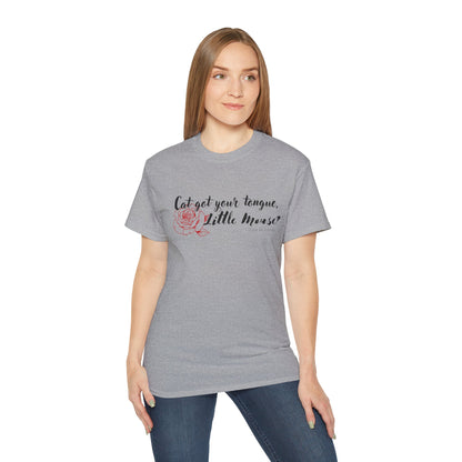 Cat Got Your Tongue Dark Cotton T-Shirt