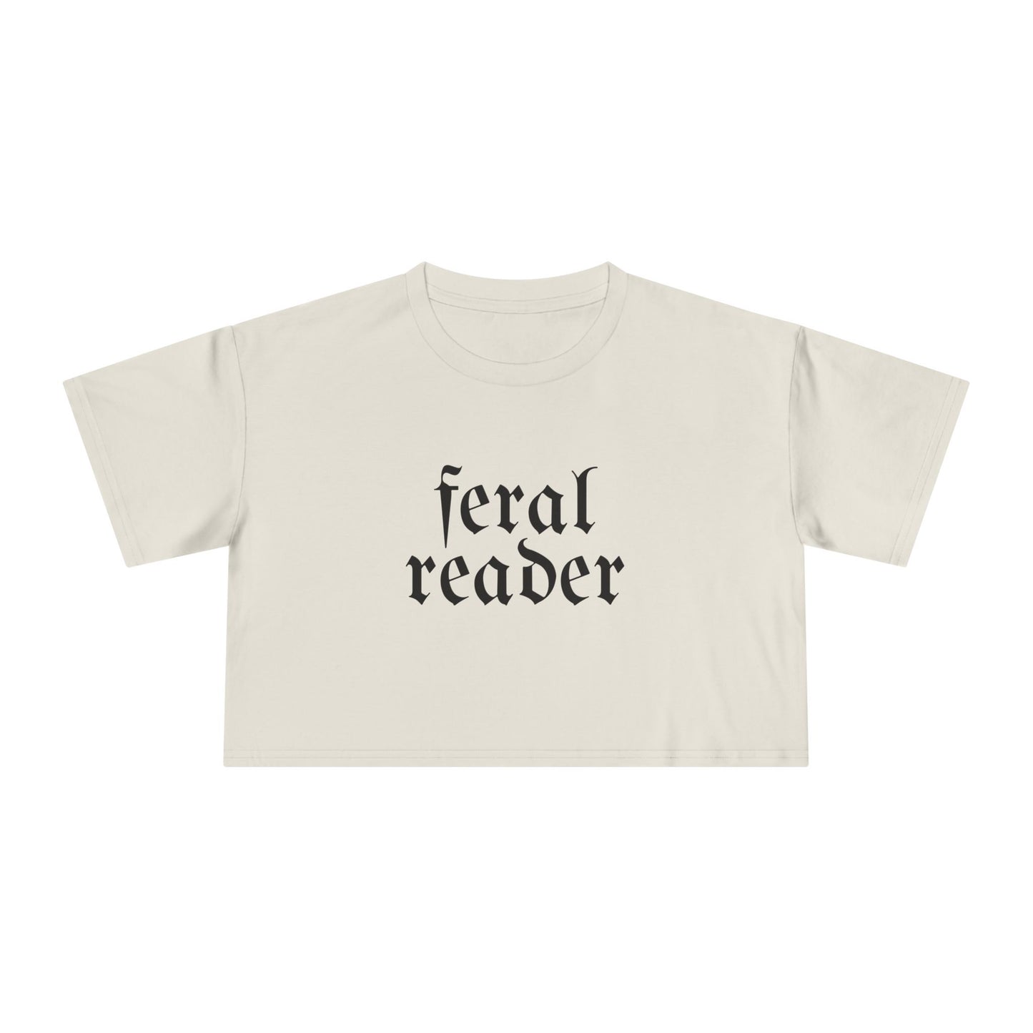 Feral Reader Crop Tee