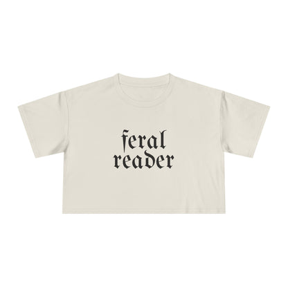 Feral Reader Crop Tee