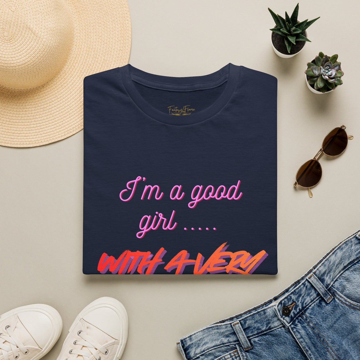 Good Girl, Dirty Kindle Cotton T-Shirt
