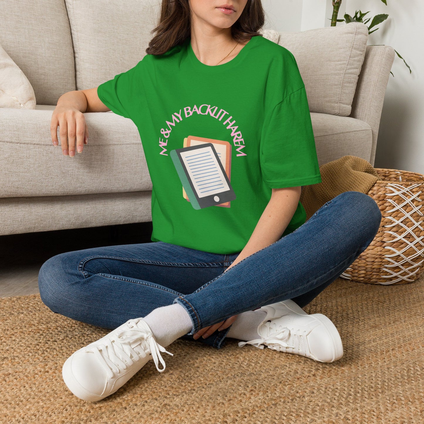 Backlit Harem Cotton T-Shirt