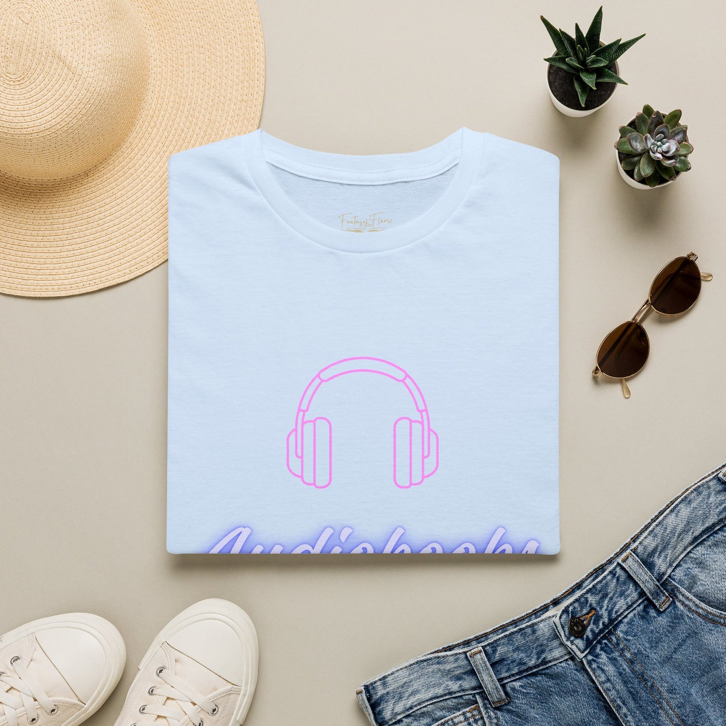 Audiobooks Cotton T-Shirt