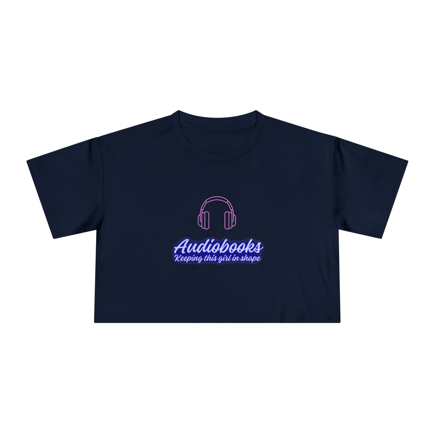 Audiobooks Crop Tee