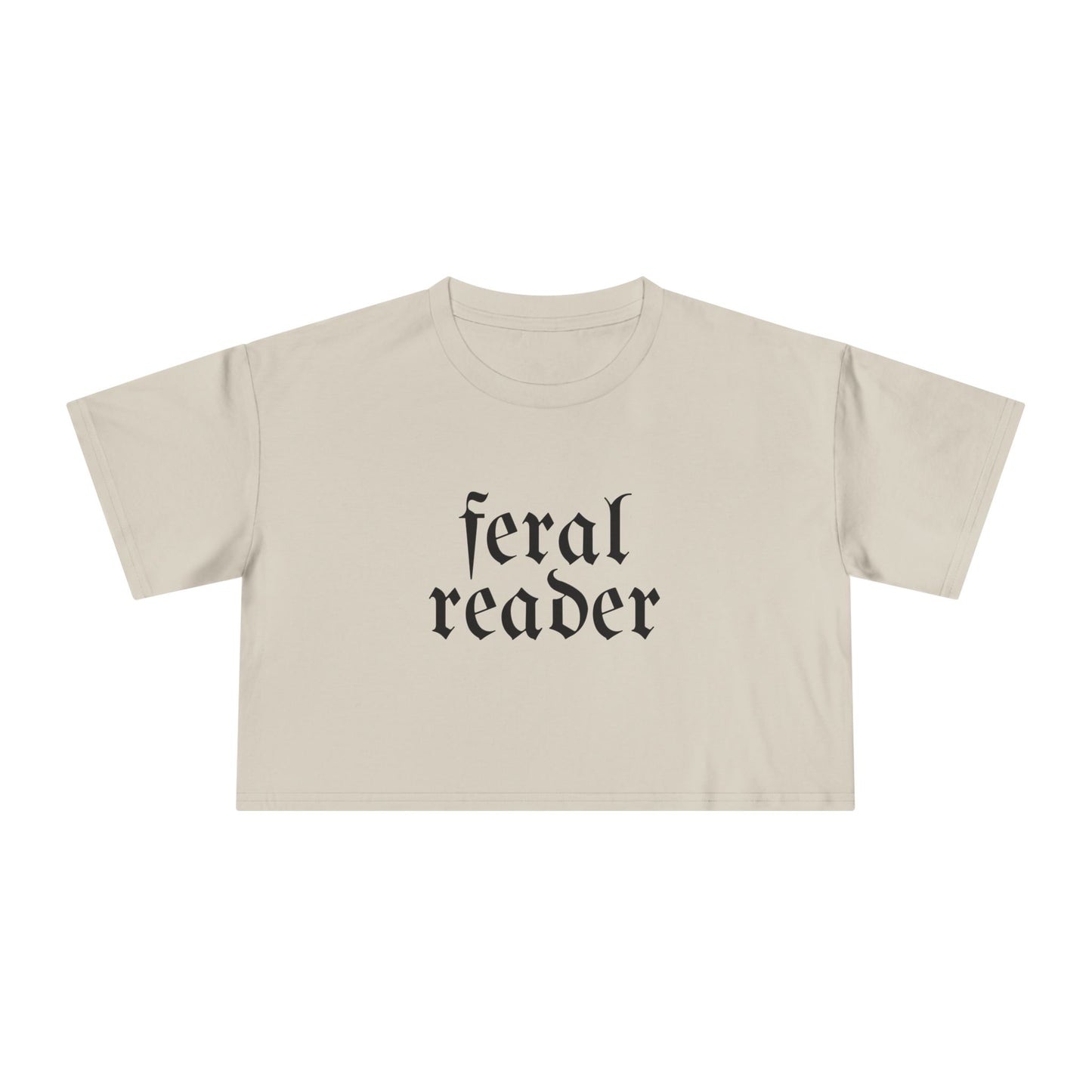 Feral Reader Crop Tee