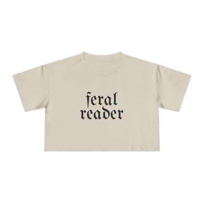 Feral Reader Crop Tee