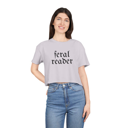 Feral Reader Crop Tee