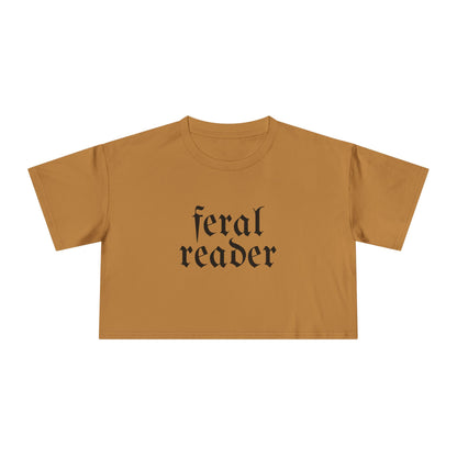 Feral Reader Crop Tee