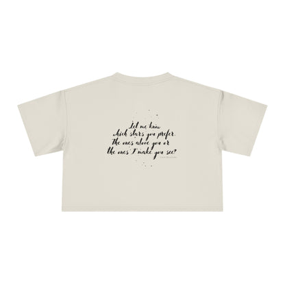 Stars Light Crop Tee