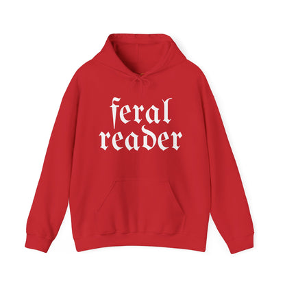 Feral Reader (white script) Hoodie