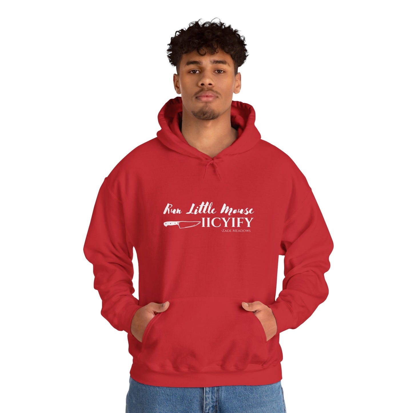 Run Little Mouse Dark Hoodie