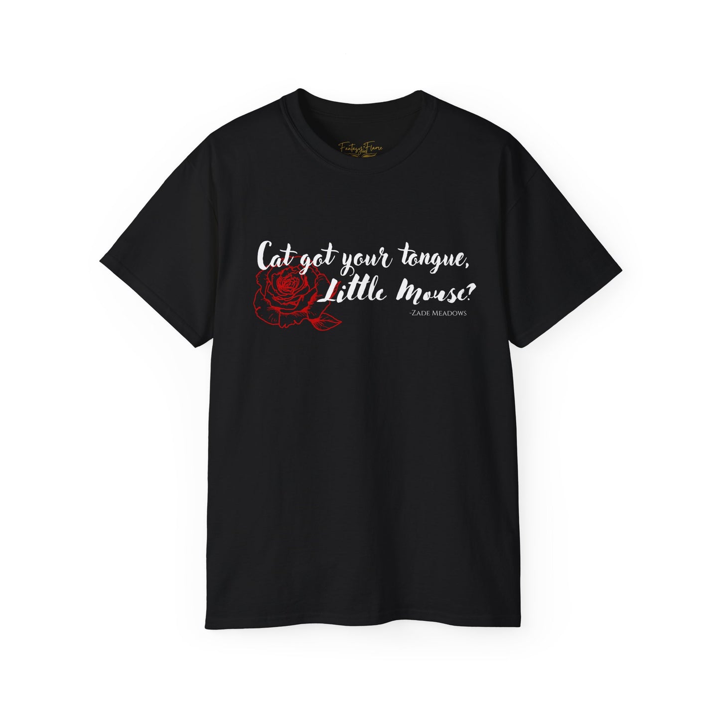 Cat Got Your Tongue Dark Cotton T-Shirt
