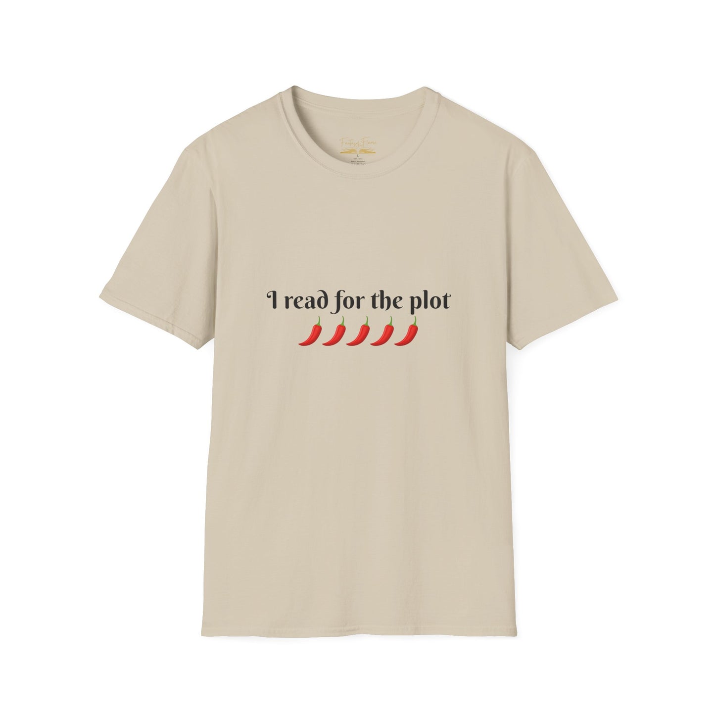 I Read For The Plot Cotton T-Shirt