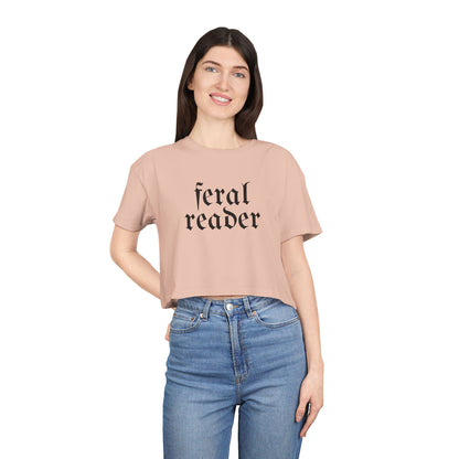 Feral Reader Crop Tee