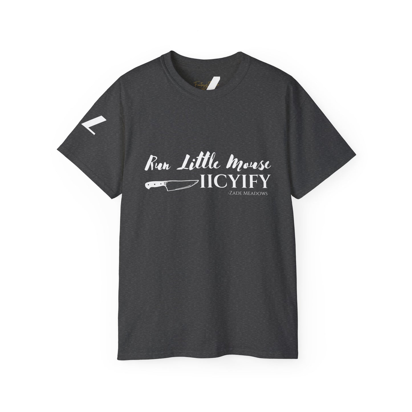 Run Little Mouse Light Cotton T-shirt