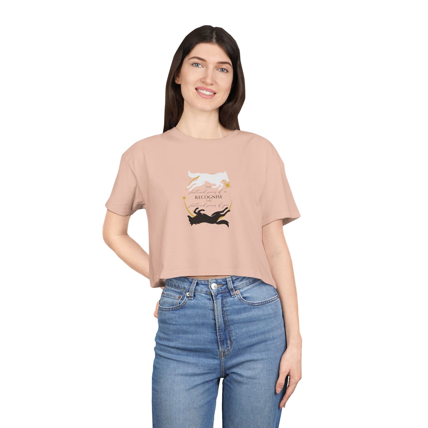 Officially Licensed Shattered Pieces Crop Tee