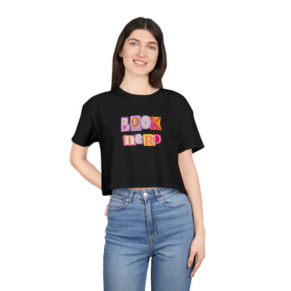 Book Nerd Crop Tee