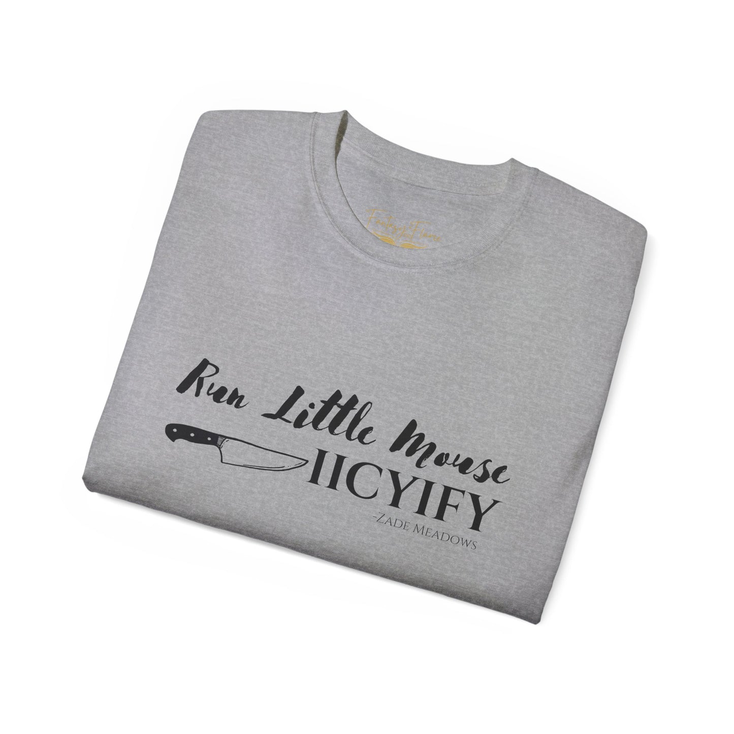 Run Little Mouse Light Cotton T-shirt