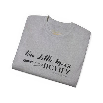 Run Little Mouse Light Cotton T-shirt