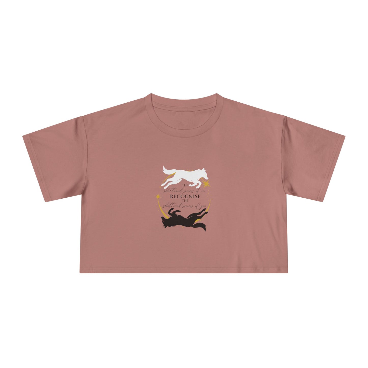 Officially Licensed Shattered Pieces Crop Tee