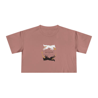 Officially Licensed Shattered Pieces Crop Tee