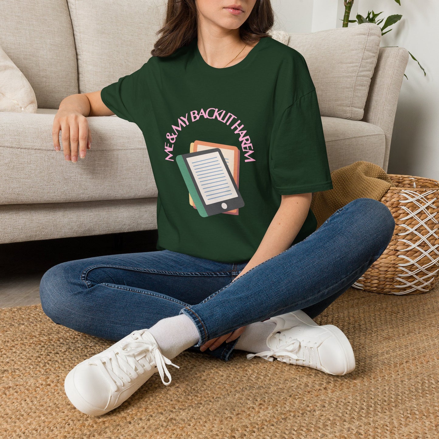 Backlit Harem Cotton T-Shirt