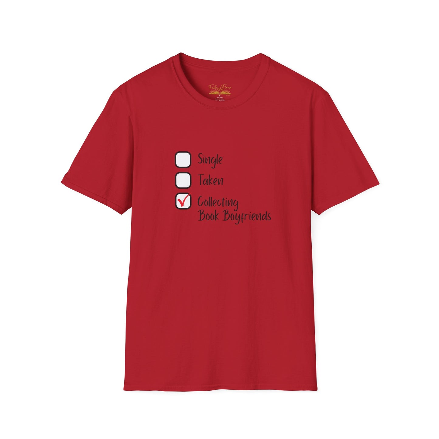 Collecting Book Boyfriends Cotton T-Shirt