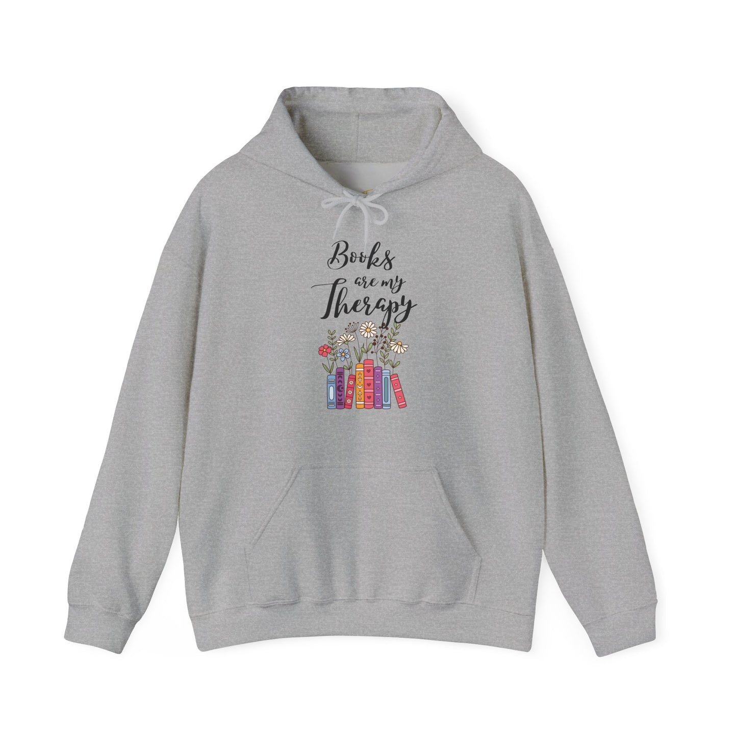 Books Are My Therapy Hoodie