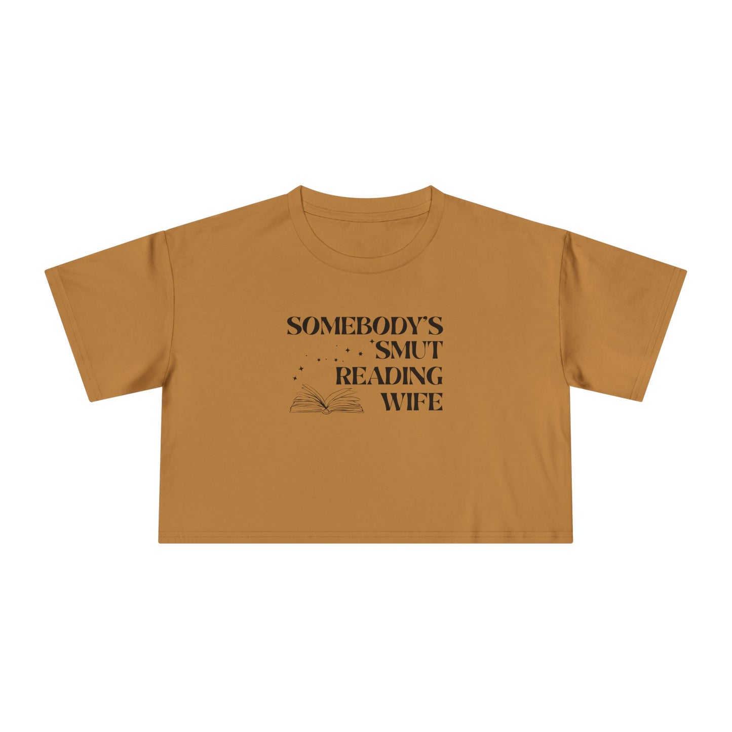 Somebody's Smut Reading Wife Crop Tee