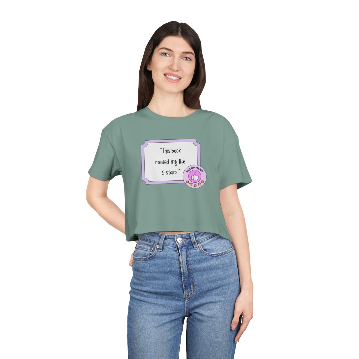 This Book Ruined My Life Crop Tee