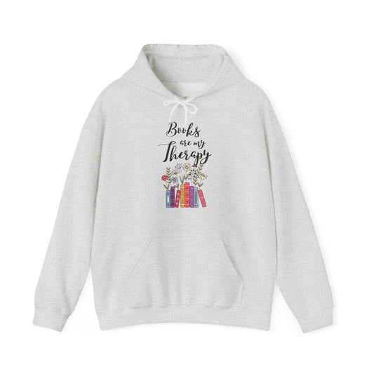 Books Are My Therapy Hoodie
