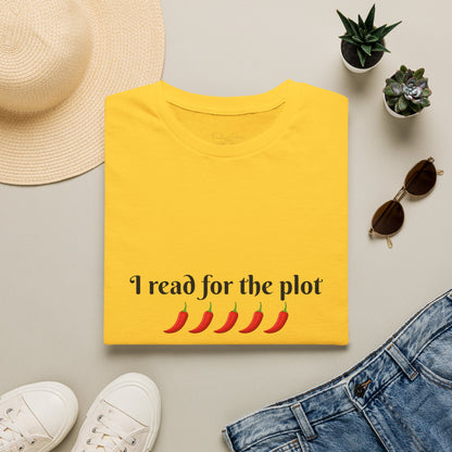 I Read For The Plot Cotton T-Shirt