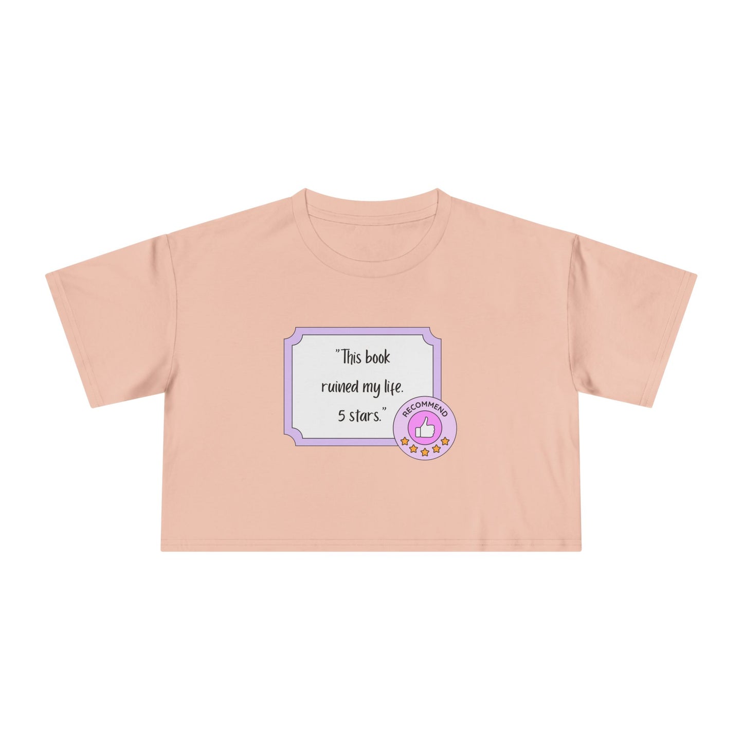 This Book Ruined My Life Crop Tee