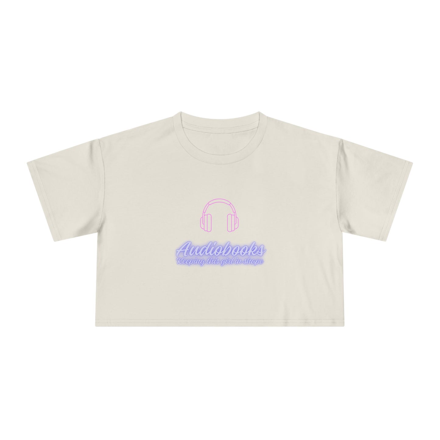 Audiobooks Crop Tee