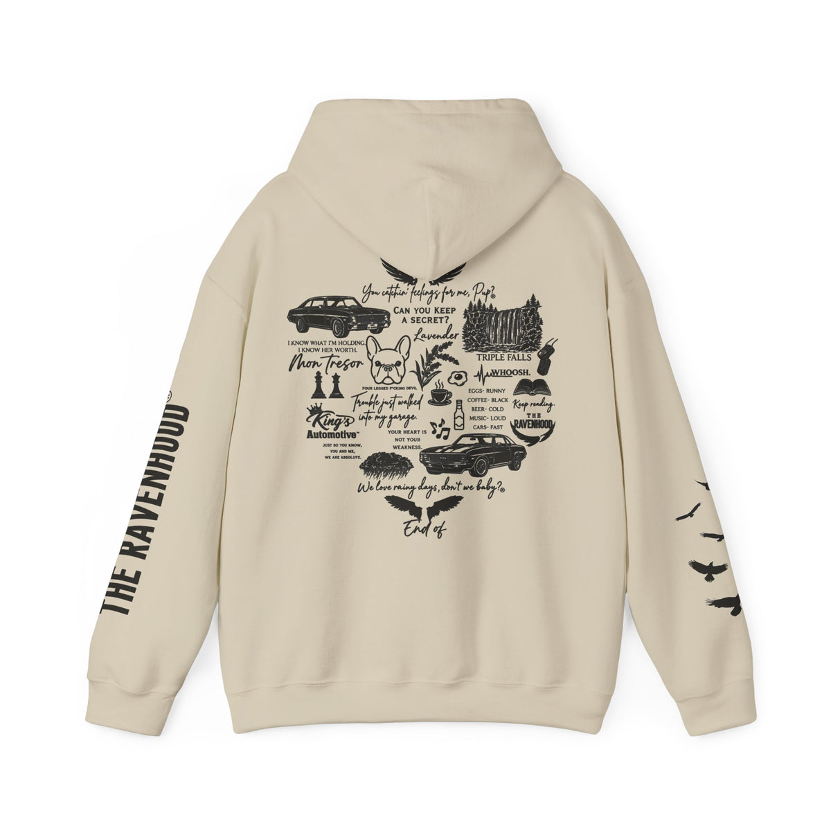 Officially Licensed The Ravenhood Feature Hoodie